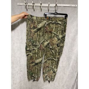 Mossy Oak Pants Men XXL 44 46 Break Up Infinity Realtree Camo Hunting Canvas 31"